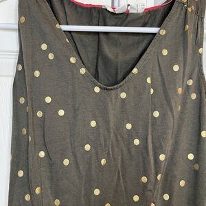 Boden- Olive and Gold Dress